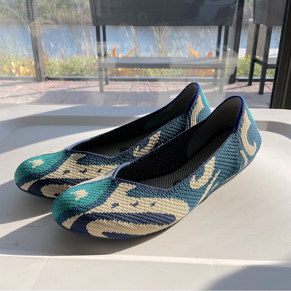 Rothy’s flats Moroccan Blue discontinued